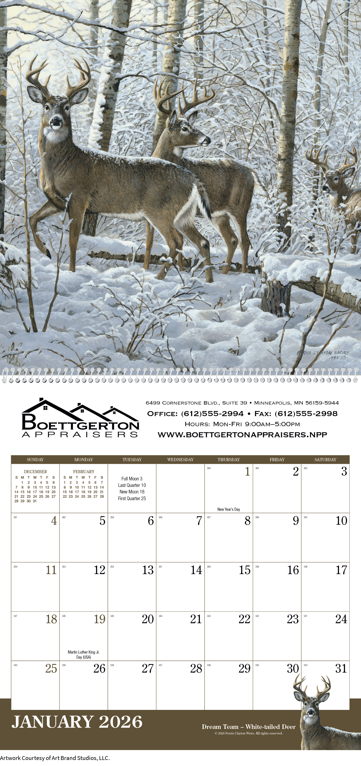 Triumph® Calendars Wildlife Art Calendar 16