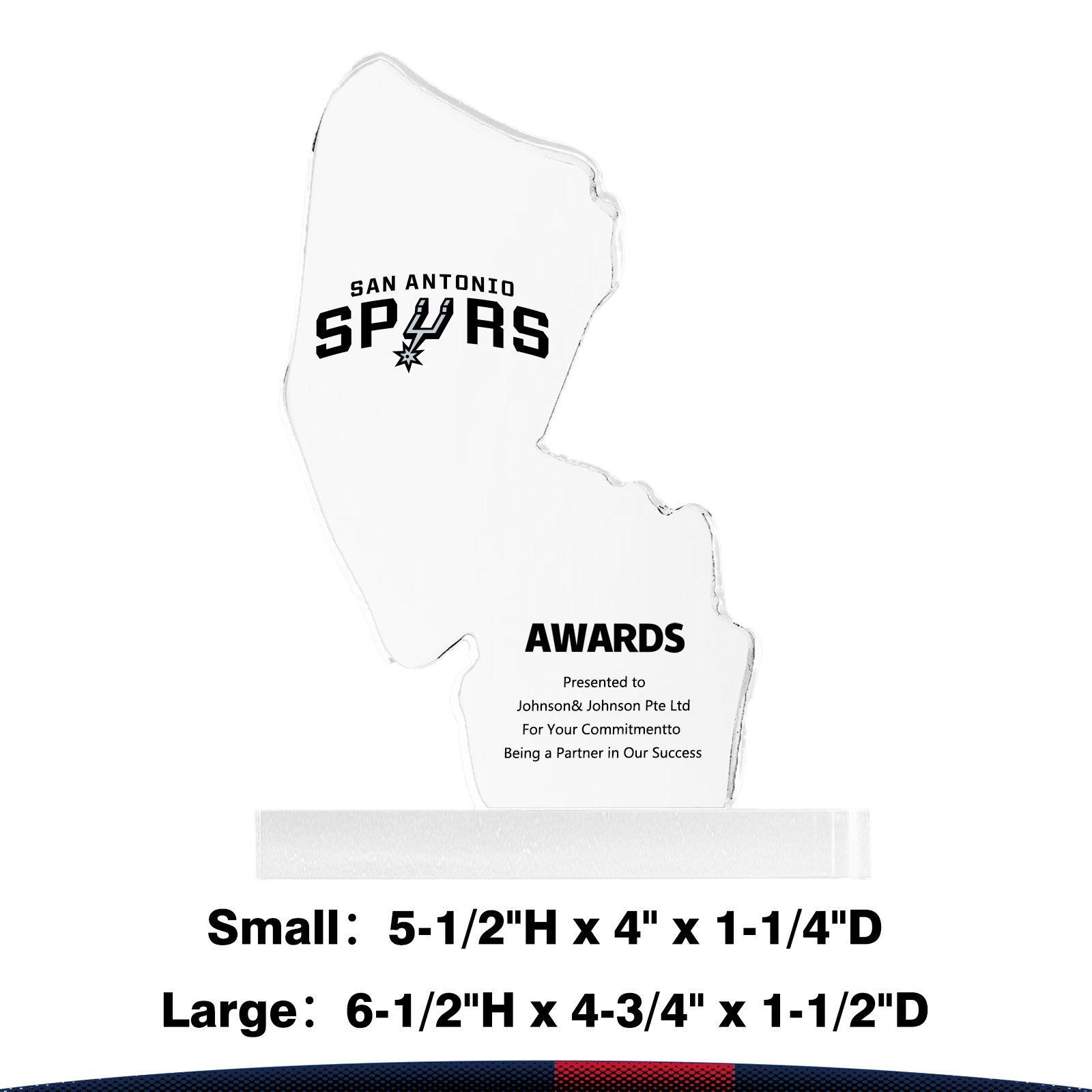 Zpust New Jersey Crystal Award 5