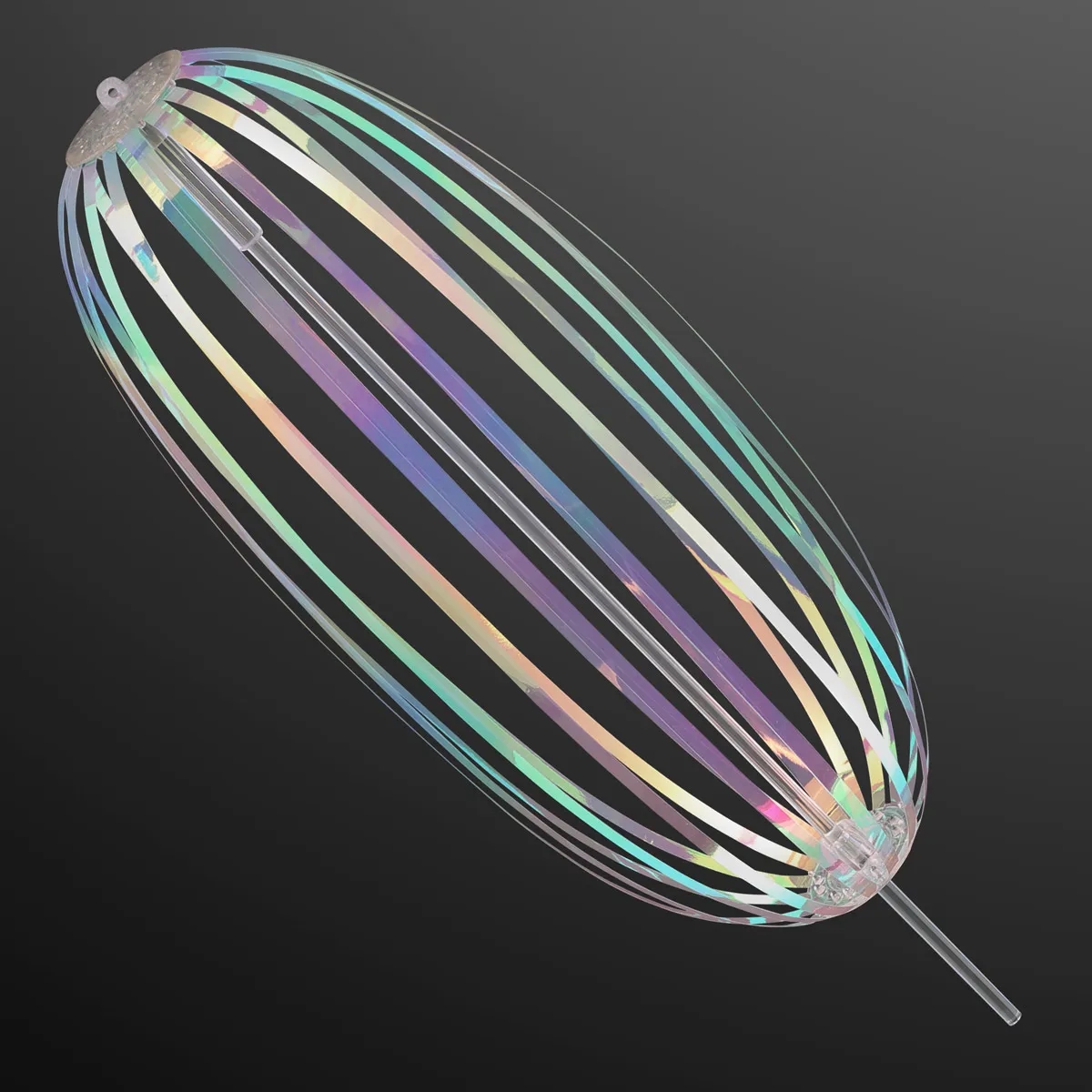 Iridescent Ribbons Swirling Spin Toy, NON-Light Up 4
