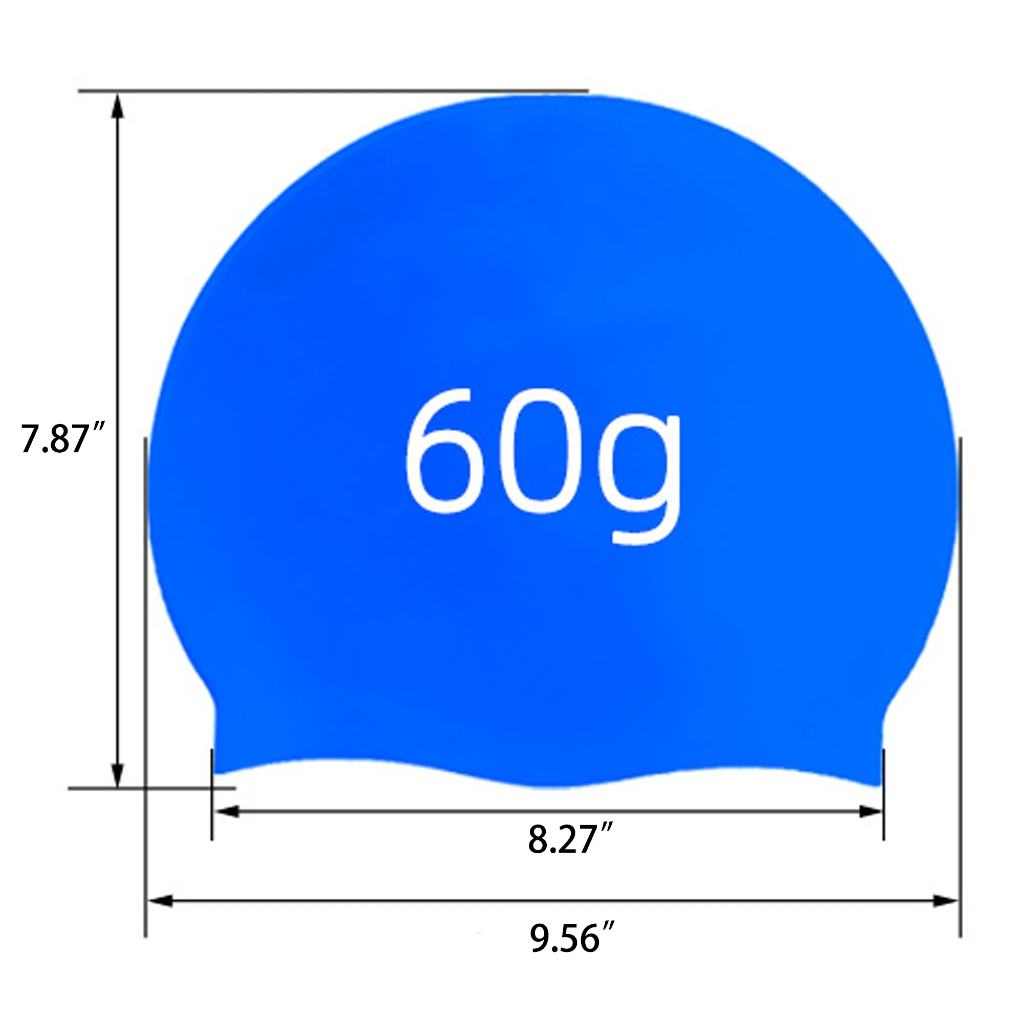 Unisex Adult Swim Silicone Cap MOQ 100 2