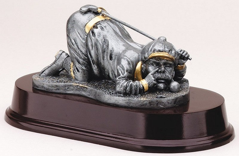 4" Comic Golfer Resin 1