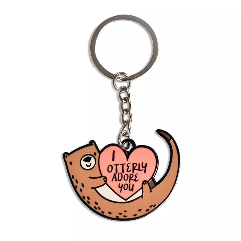 Custom Hard Enamel Metal Keychains 12