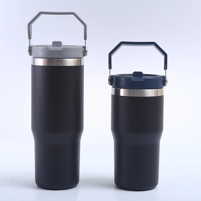 20 Oz Stainless Steel Straw Double Vacuum Office Coffee Cup 4