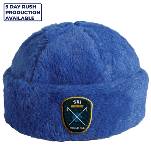 Faux Fur Beanie with Custom Logo 17