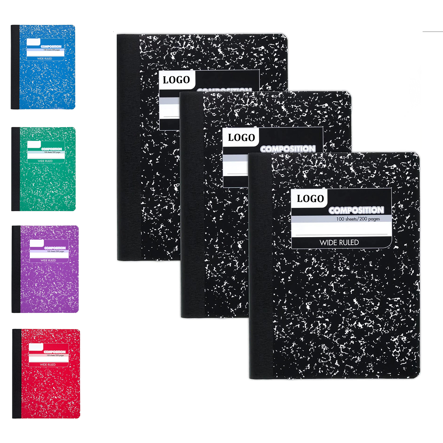 Marble Cover Composition Notebook 3
