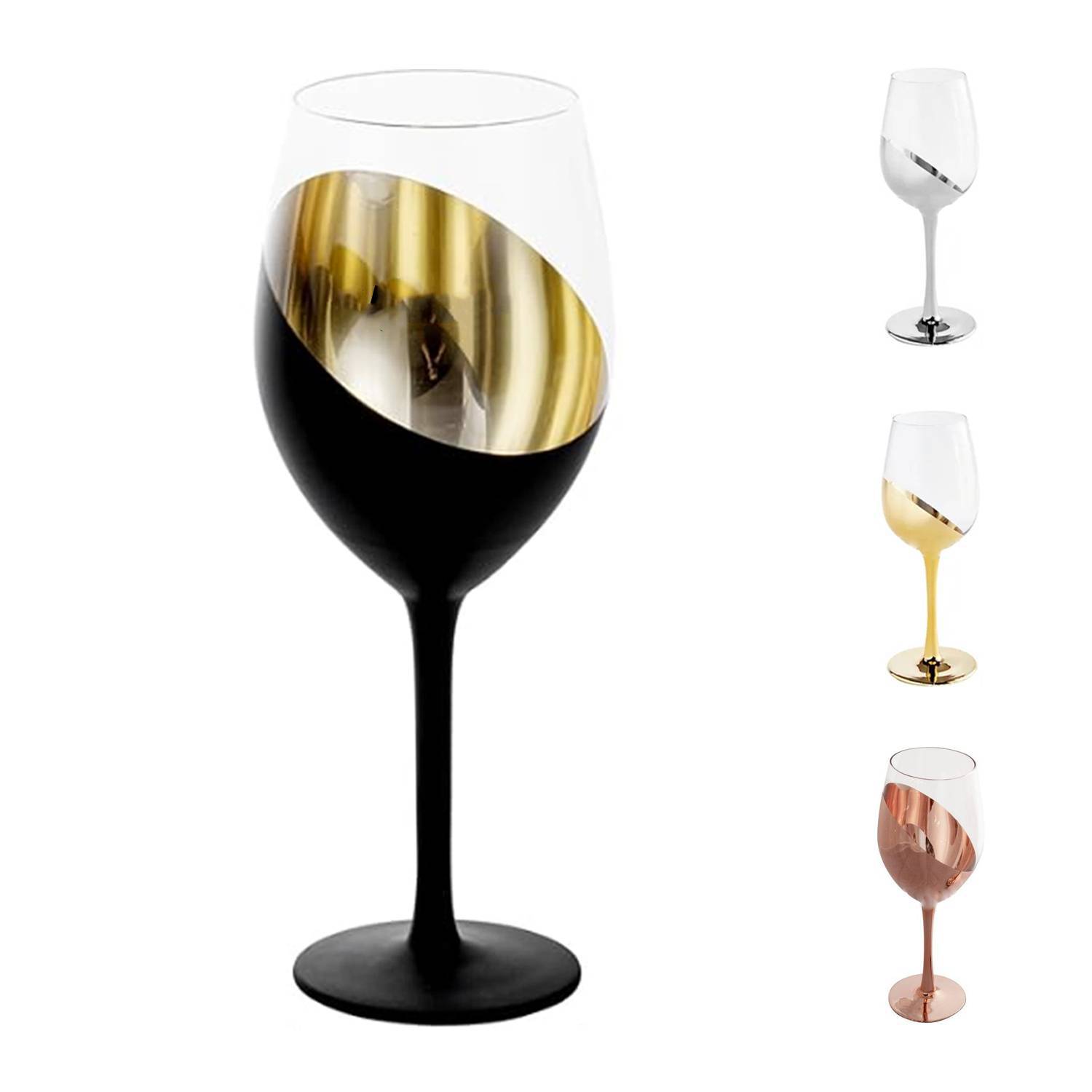 14 Oz Electroplated Champagne Glass 4
