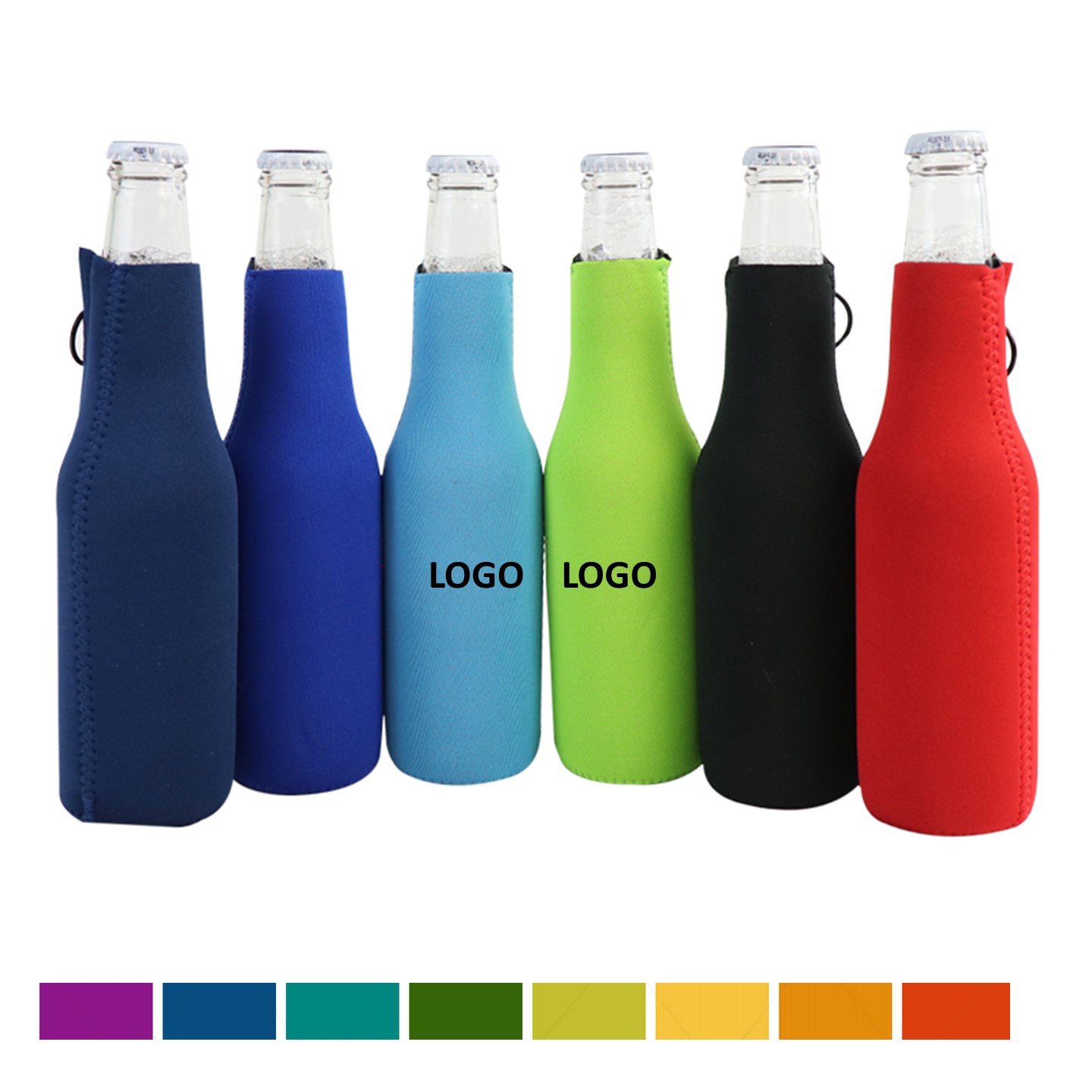 Zippered Bottle Can Coolers 1