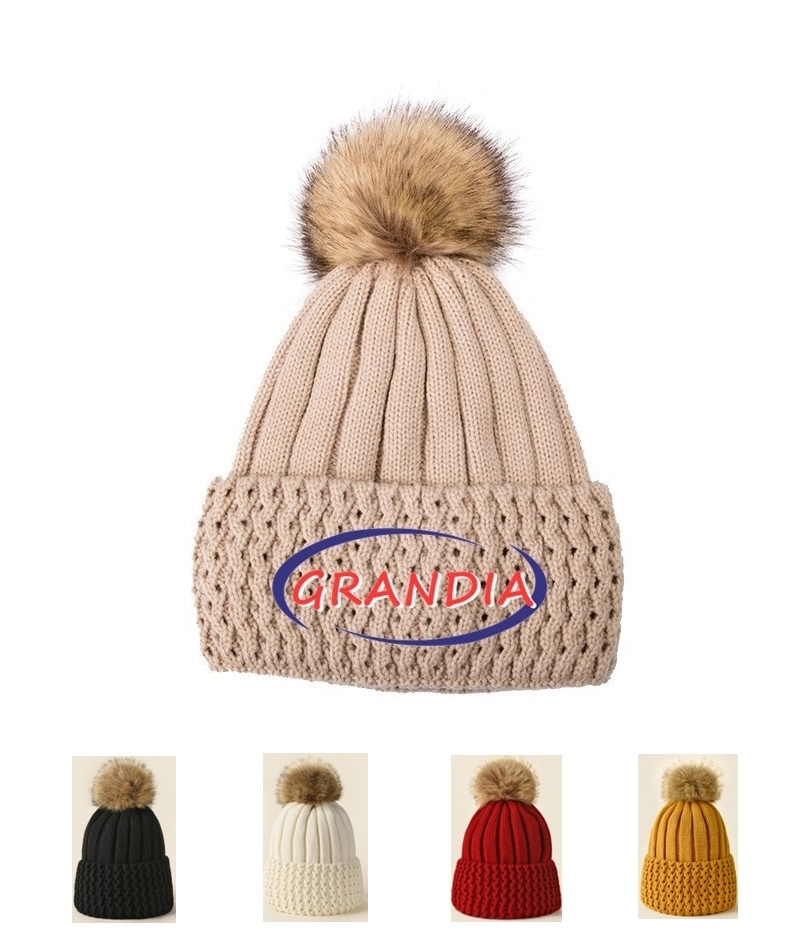 Knit Beanie Hat 1