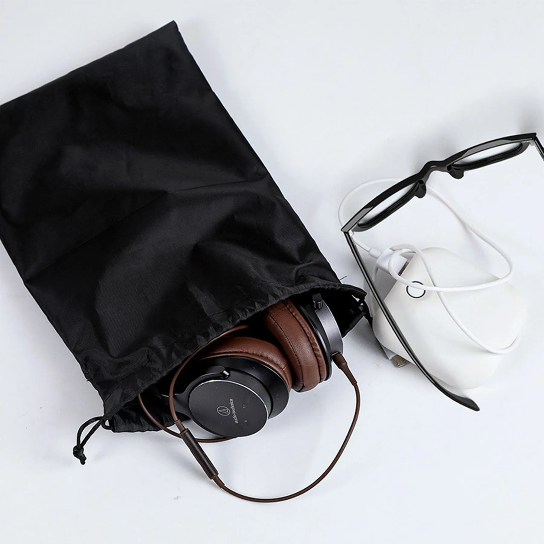 Portable Nylon Waterproof Travel Drawstring Bag 6