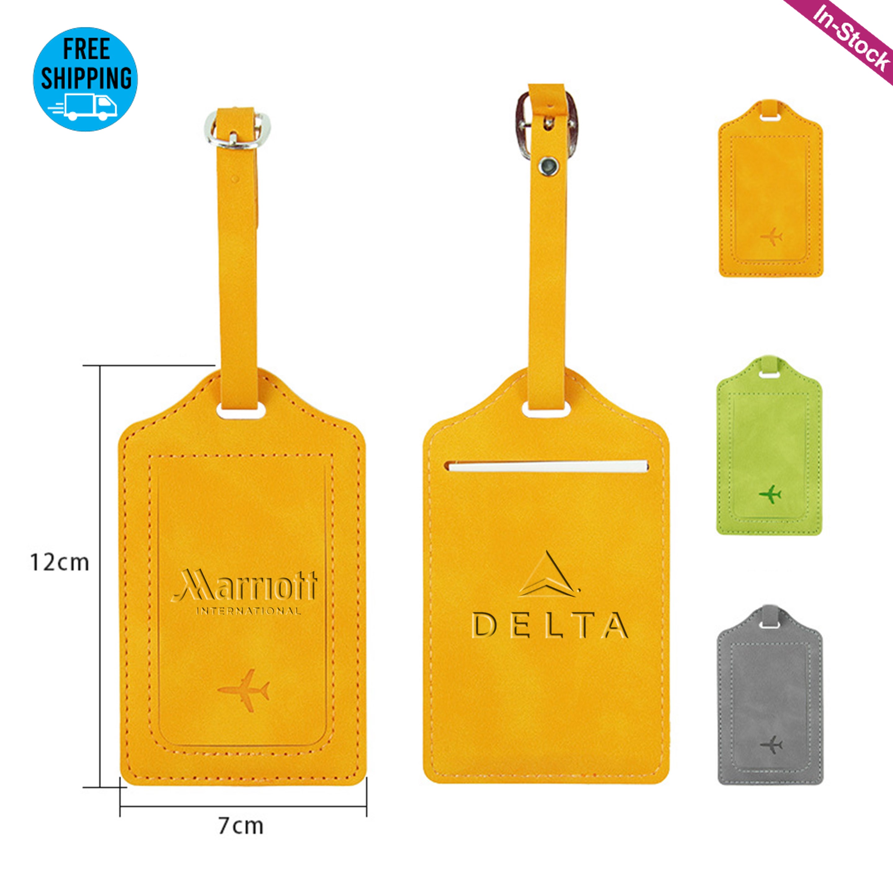 Premium Letherette Luggage Tags 3
