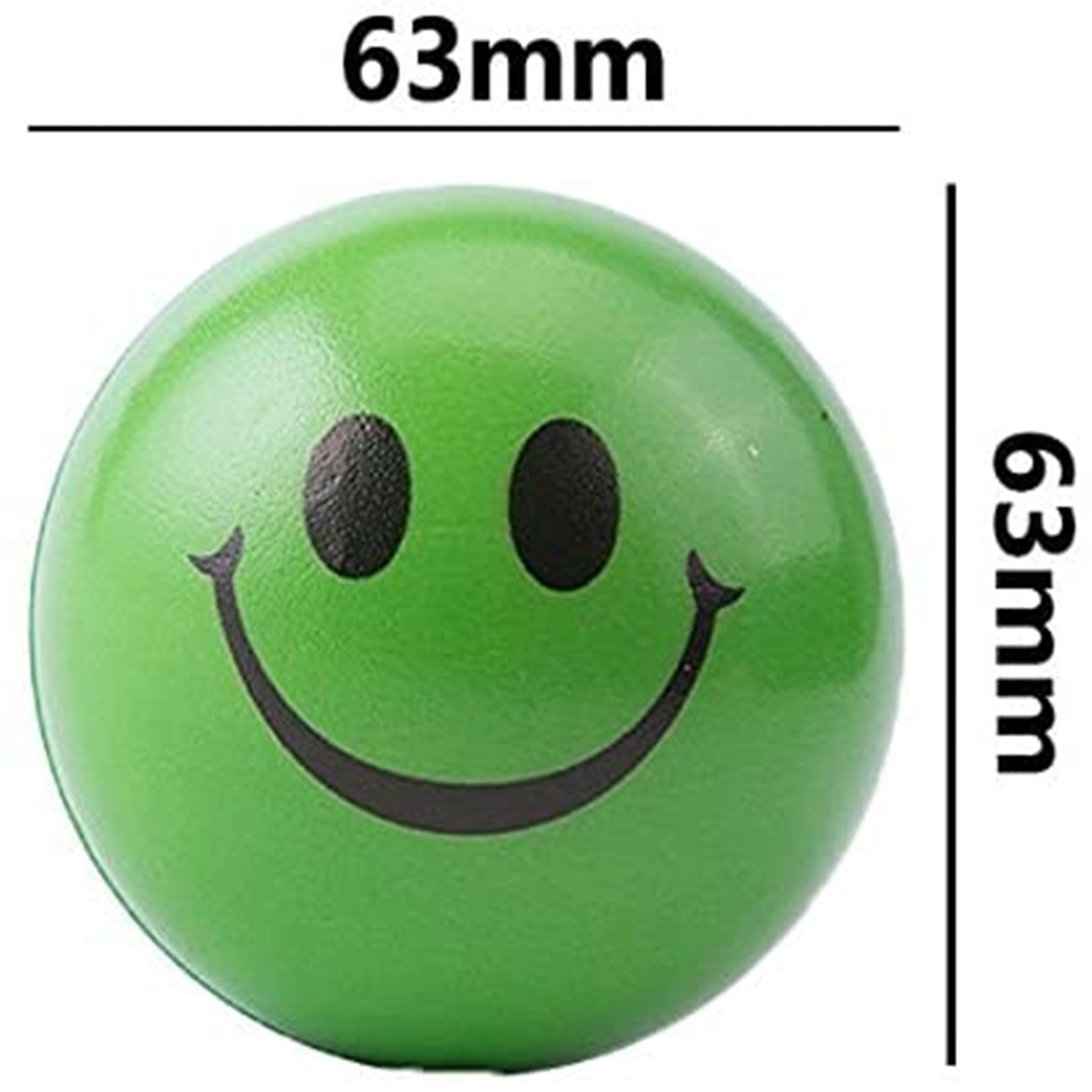 Neon Colored Emoji Foam Stress Balls 2