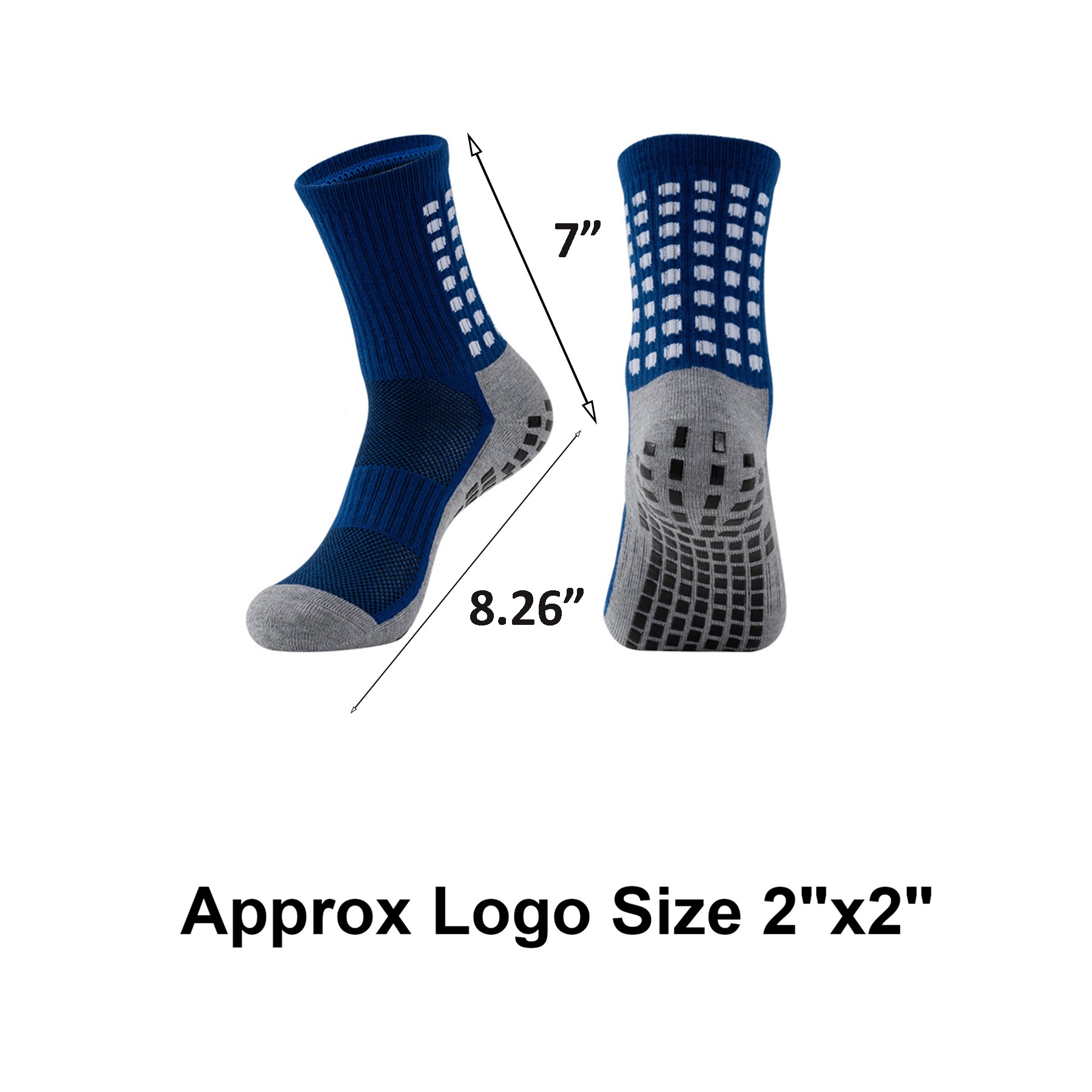 Anti Slip Slipper Hospital Socks with Grips 2