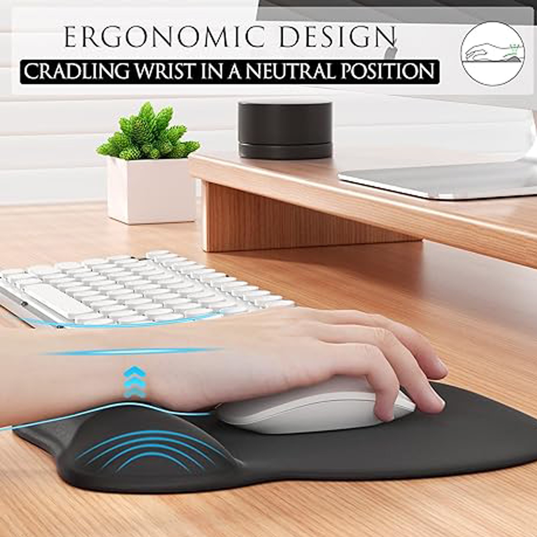 Ergonomic Mouse Pad With Wrist Support 4