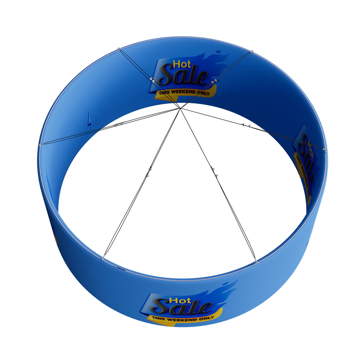 15ft Circle Hanging Banner Kit 5