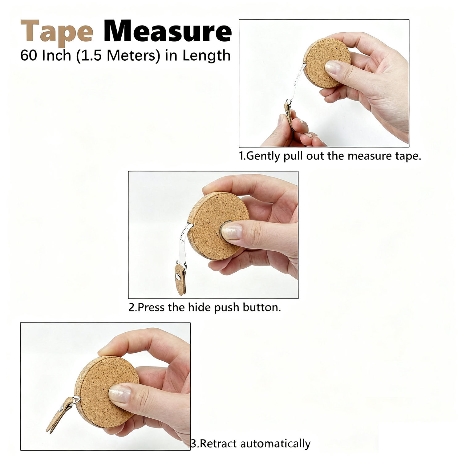 60 Inch Wooden Measuring Tape 3