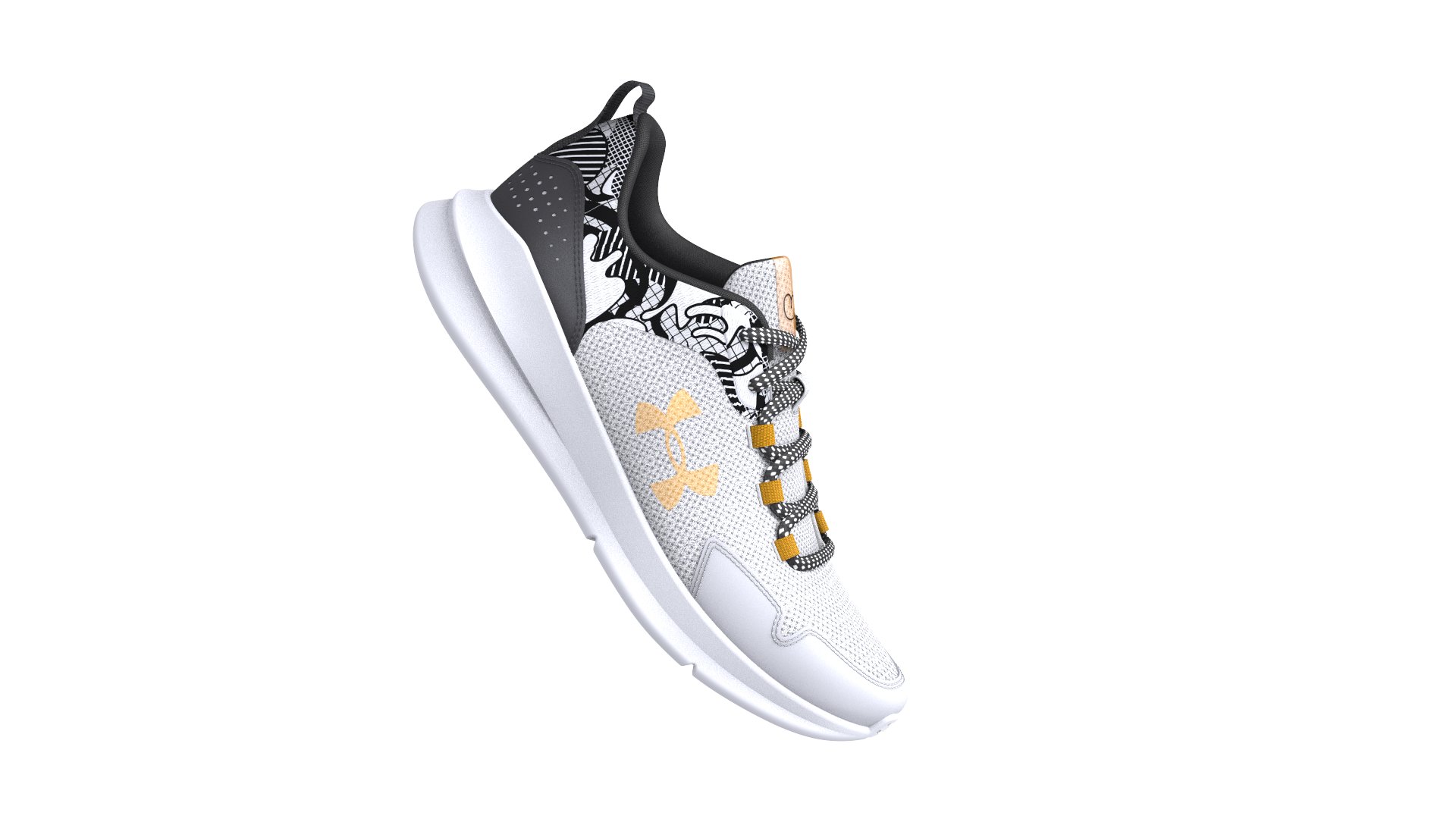Boys' Grade School UA Essential Colorshift Sportstyle Shoes  2