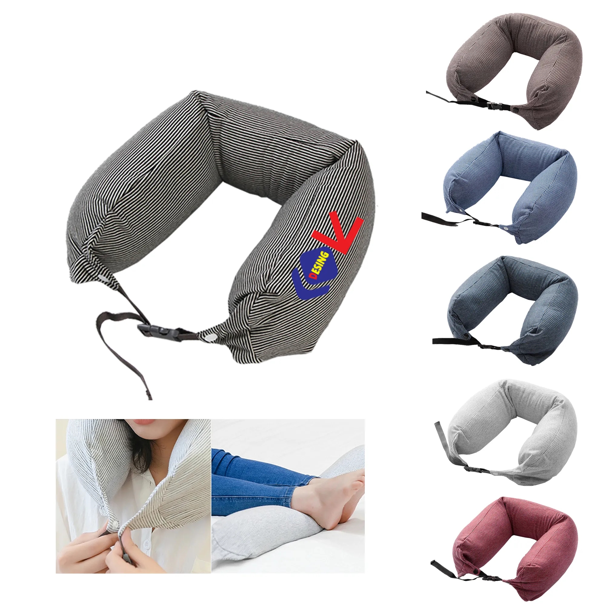 Multifunctional Travel Sleeping Neck Pillow MOQ 20PCS 2