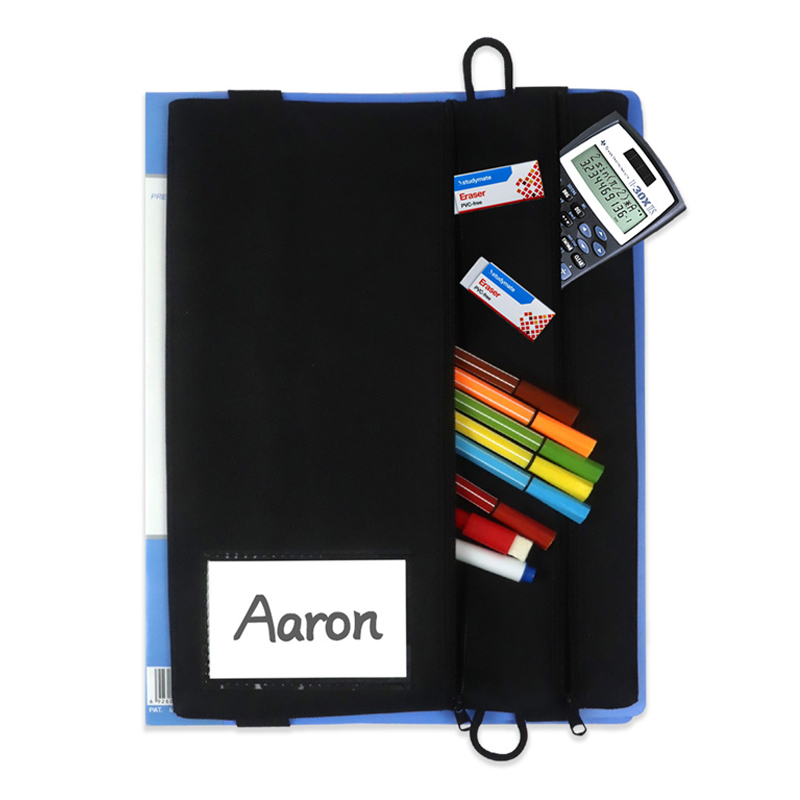 Adjustable Elastic Band Multi Pockets File Folder Binder Bag 5