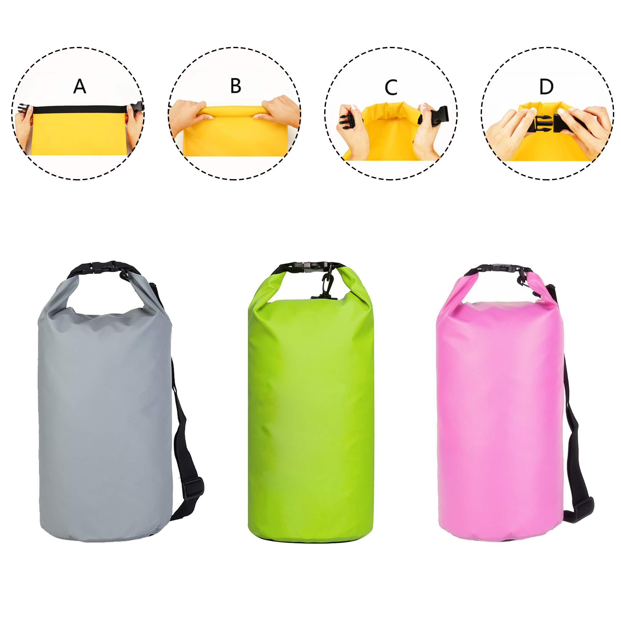 10L IPX-6 Tested Waterproof Dry Bag 3