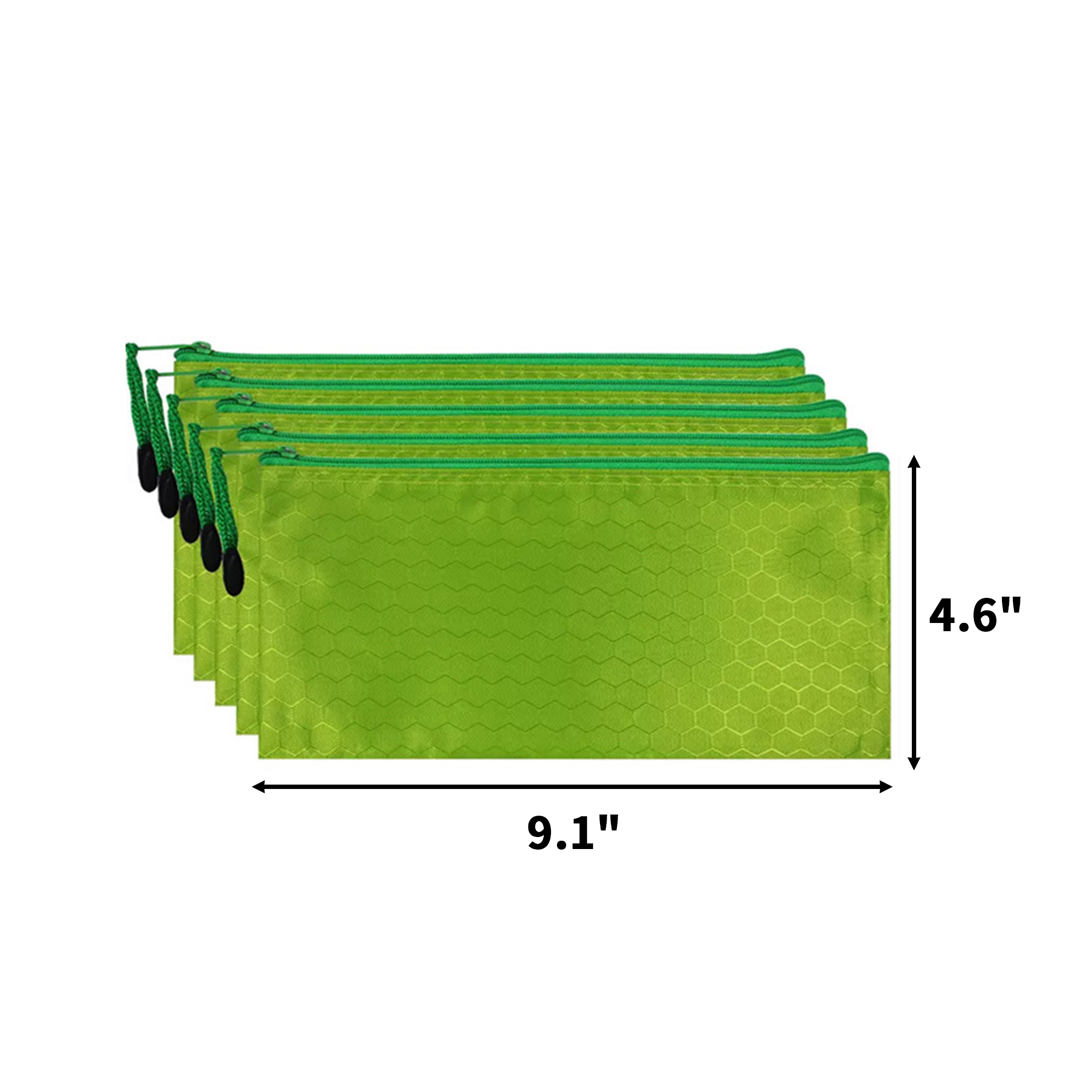 Waterproof Oxford Zipper Pencil Case Football Pattern 6