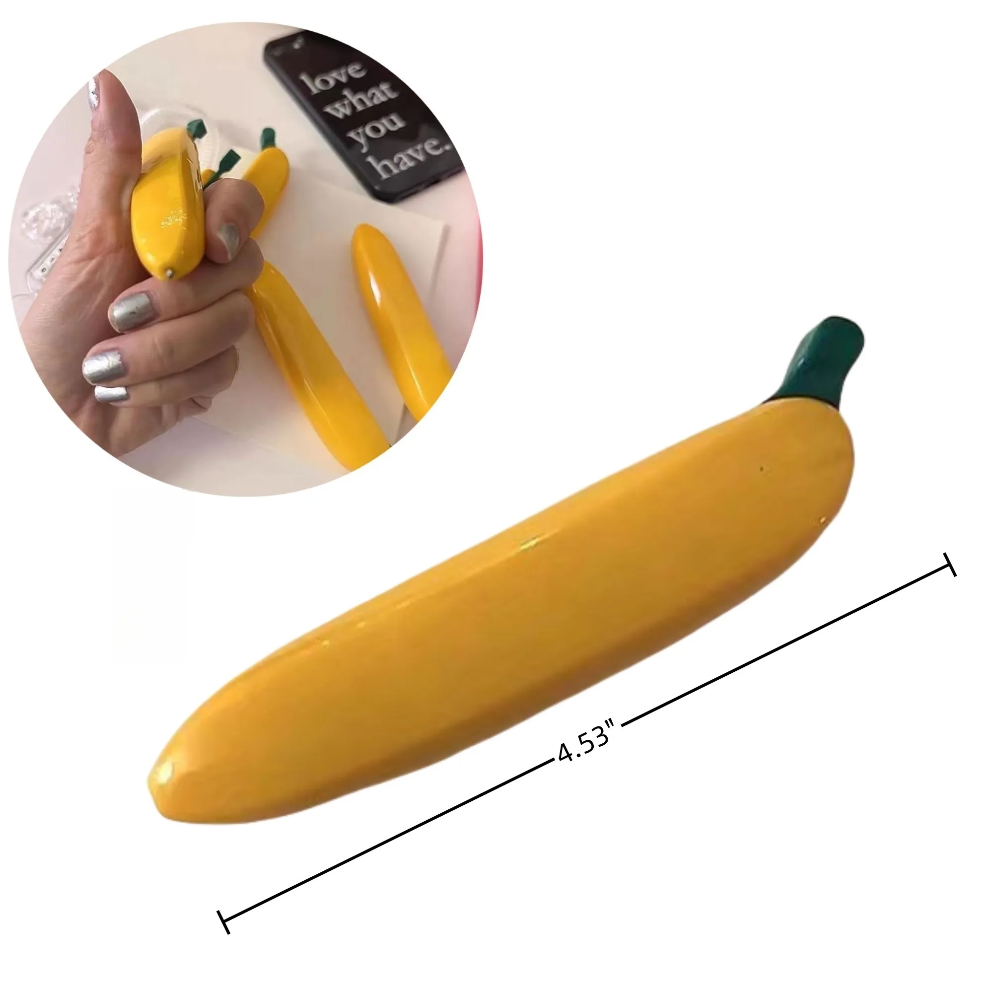 Banana-Shaped Retractable 1.0mm Pens Back to School Promo 3