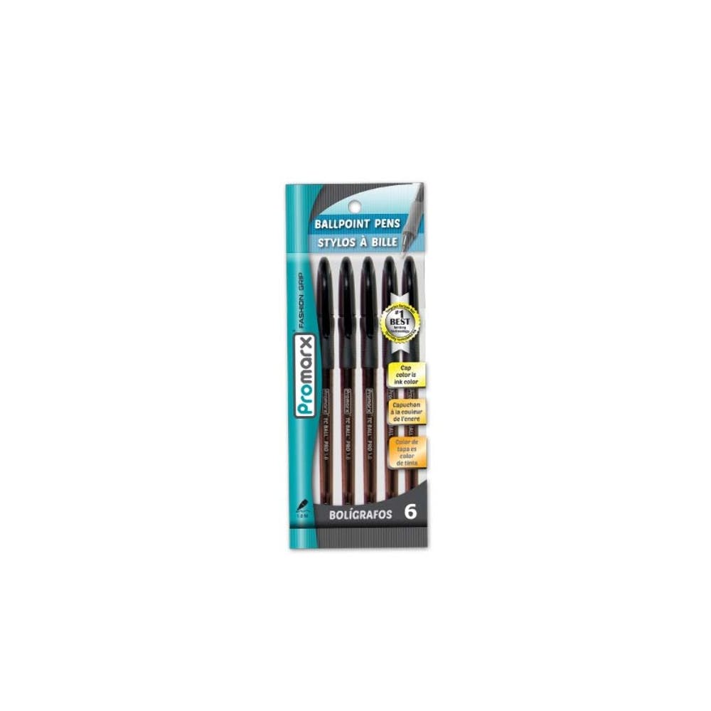 Black Ballpoint Pens - 6 Pack 2