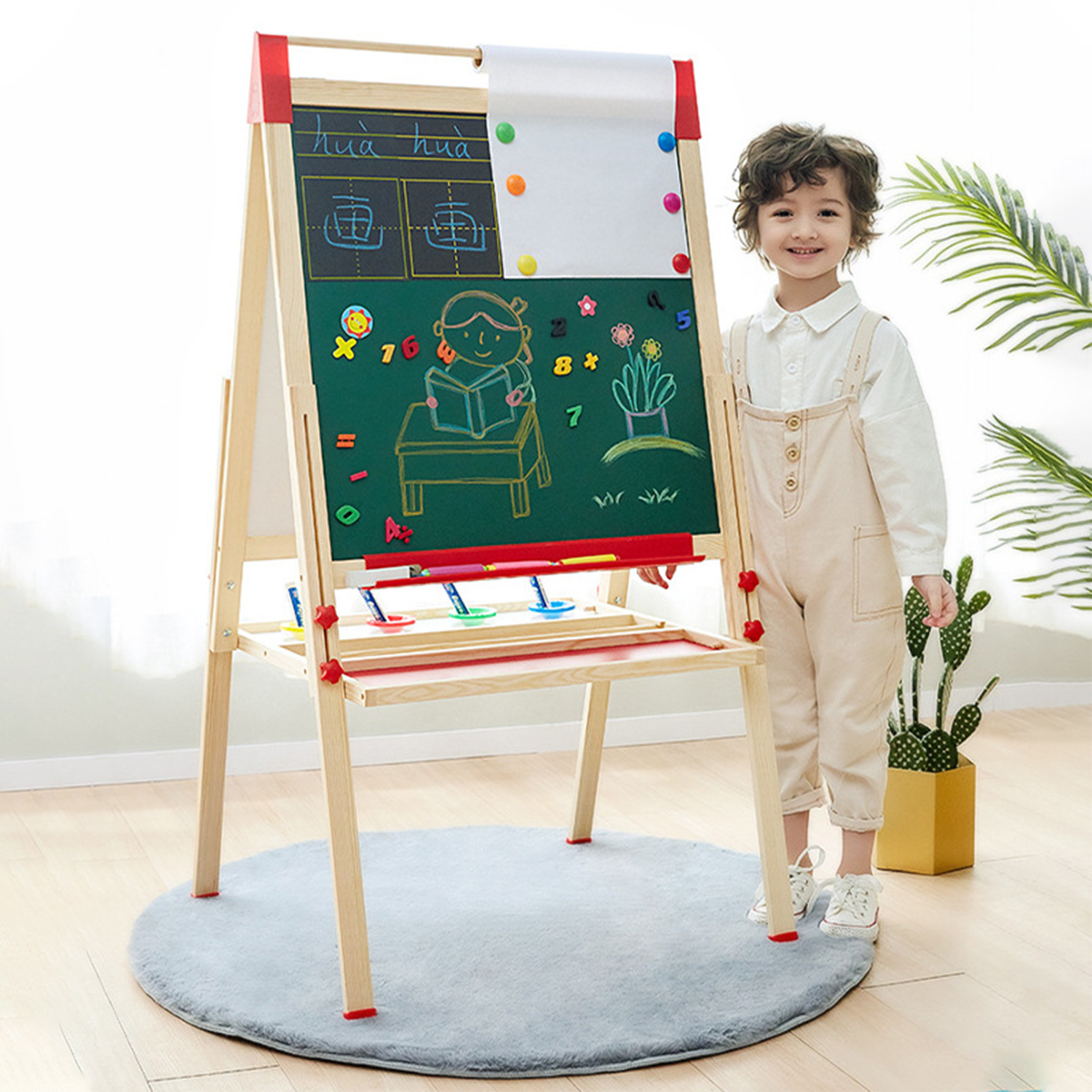 Double-sided Magnetic Erasable Easel Stand 9