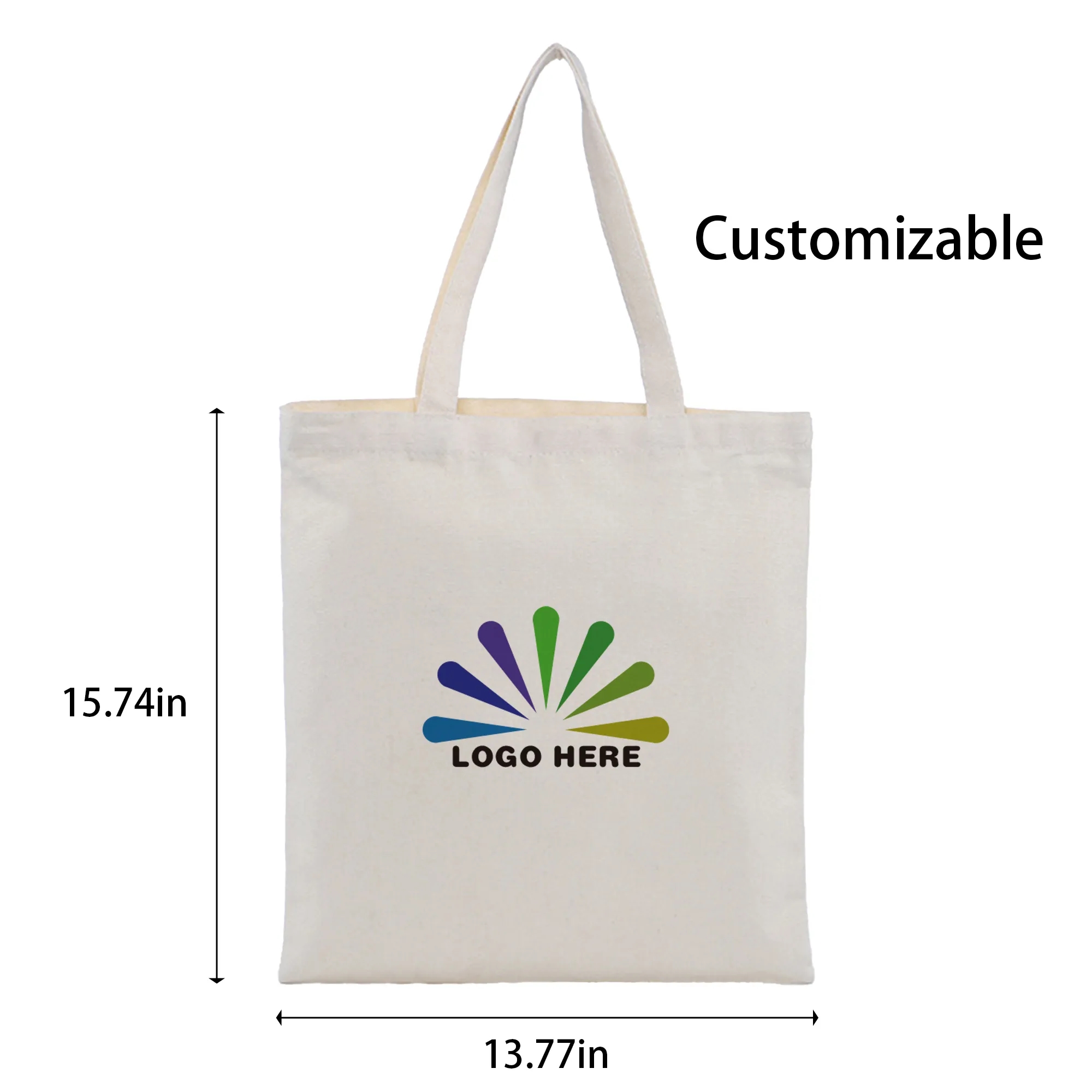 Canvas Tote Bags, custom tote bag with logo imprint 2