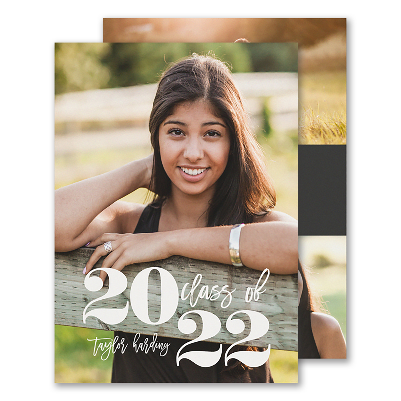 Split Year Graduation Invitation 2