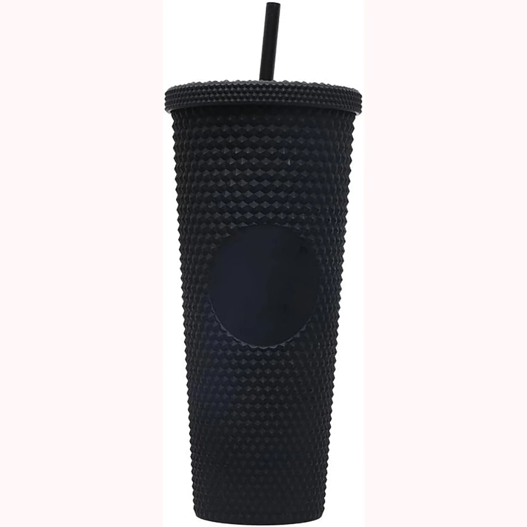 Double Layer Plastic Straw Cup 6