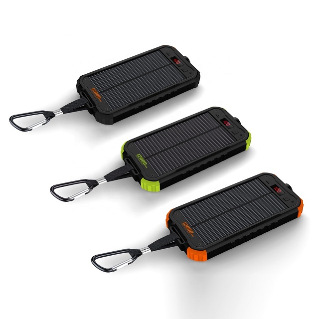 Crash Proof Solar Power Bank with Torch Light 10000mah 7