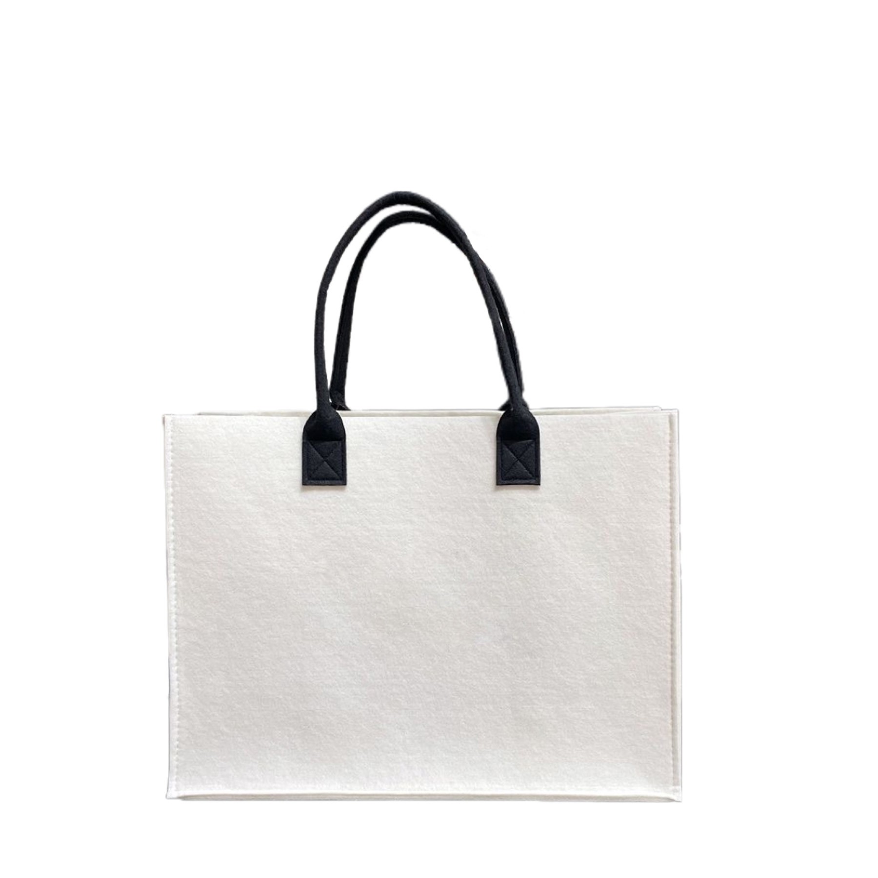 Stylish Felt Tote Bag, custom tote bag with logo imprint 2