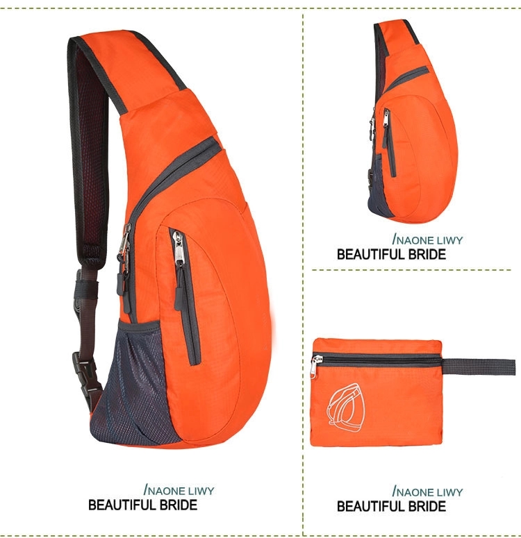 Foldable Sling Bags Shoulder Chest Backpack 4