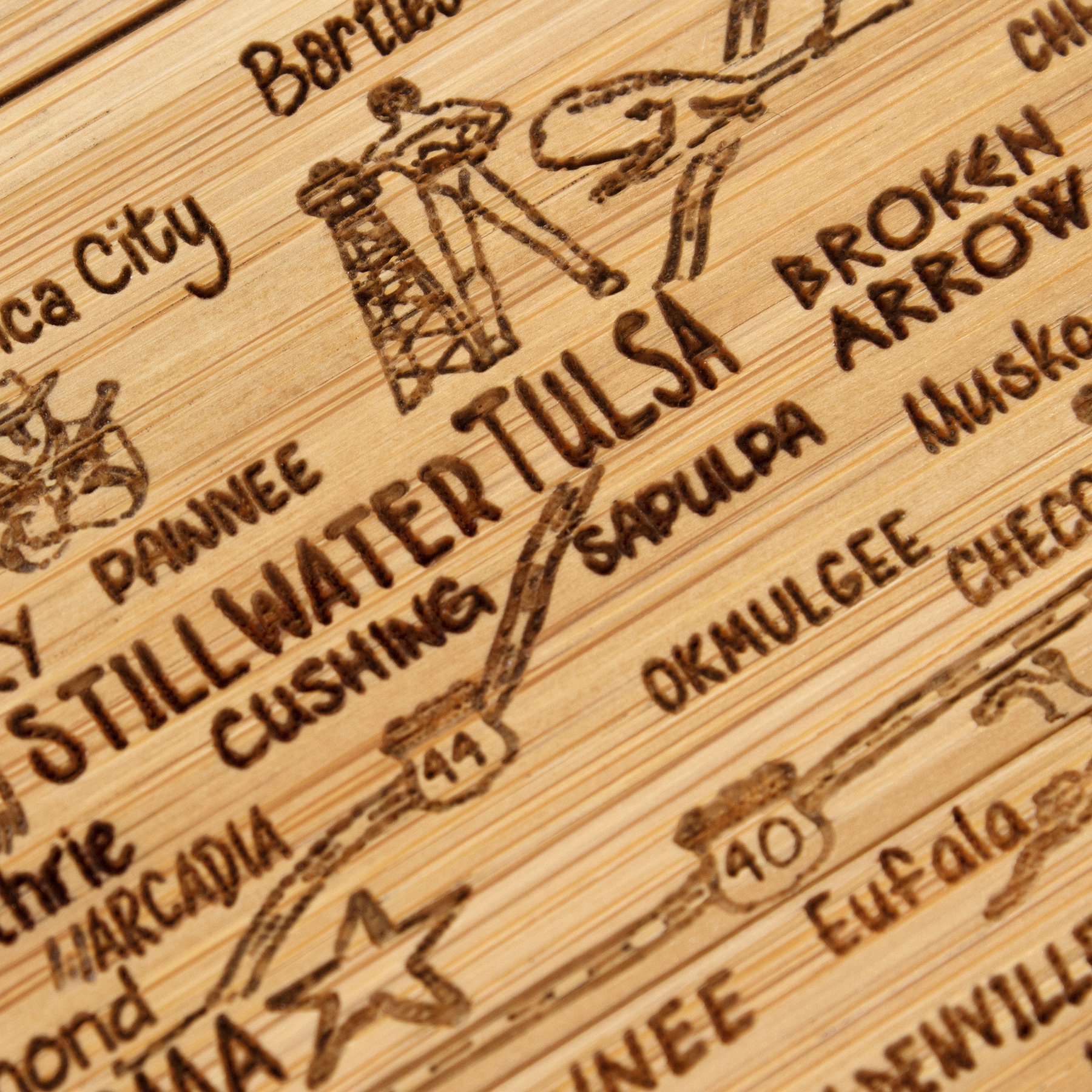 Oklahoma Puzzle Coaster Set 22