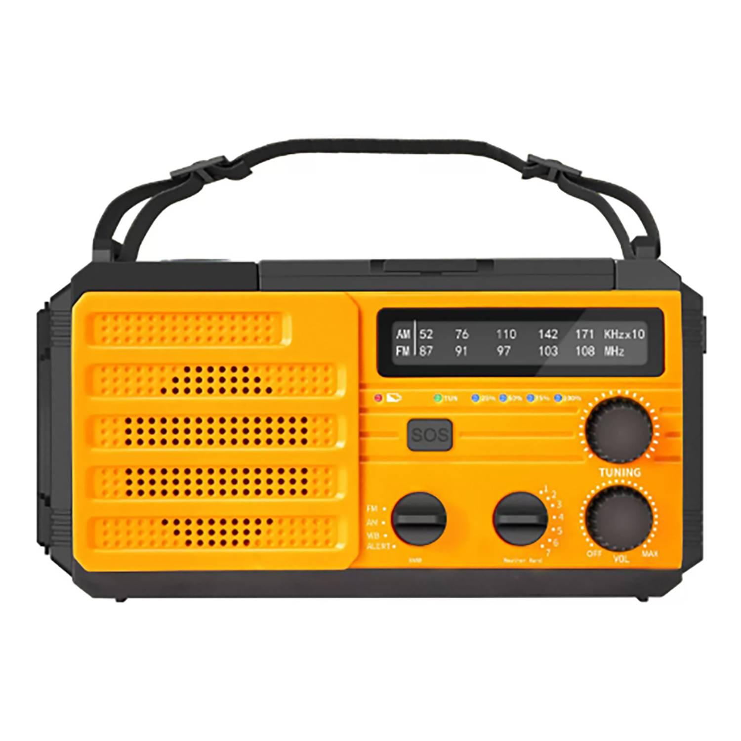Hand Crank Multi Functional Solar Emergency Radio 4