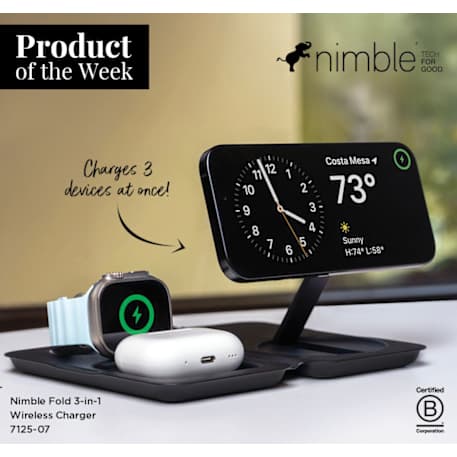 Nimble Fold 3-in-1 Wireless Charger 112