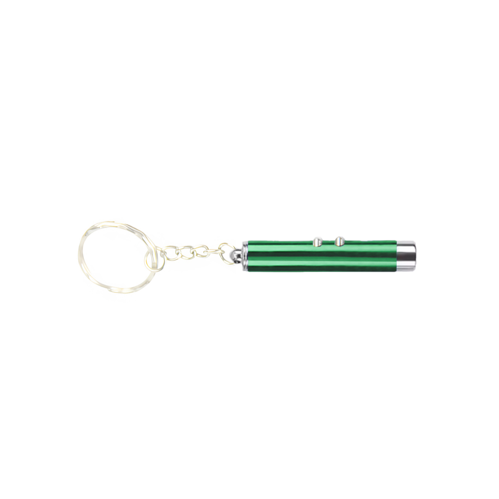 Laser Pointer Keychain With LED Flashlight 2