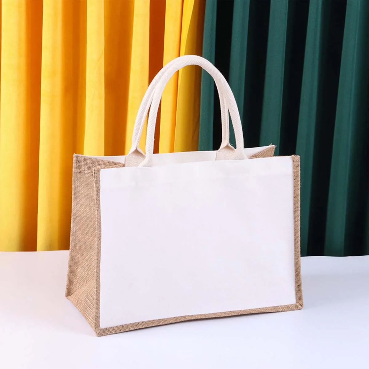 Customizable Size Travel Jute Tote Bags 3