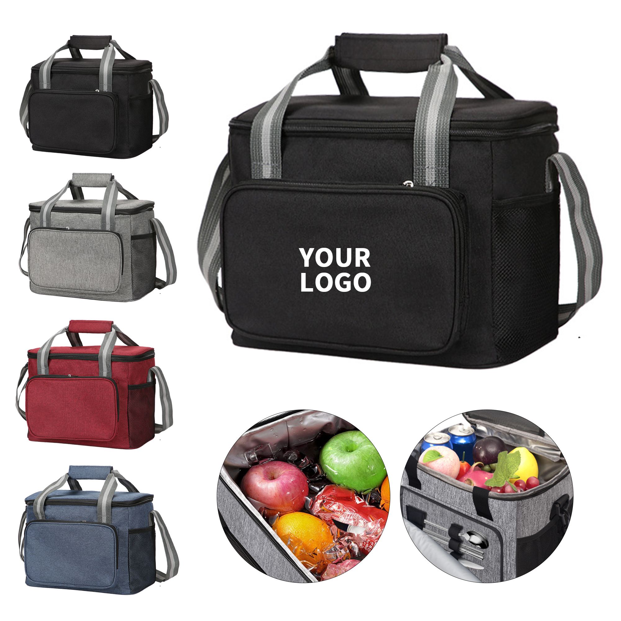 PEVA Cooler Bag Twenty Four Can Capacity 4