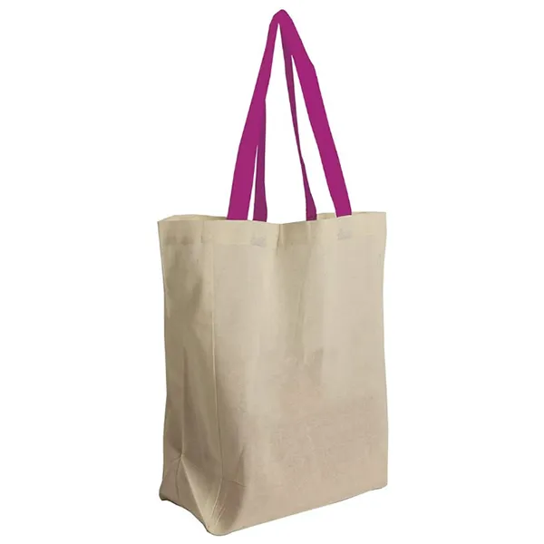 Brunch Cotton Grocery Tote Bag -10x14x5 5
