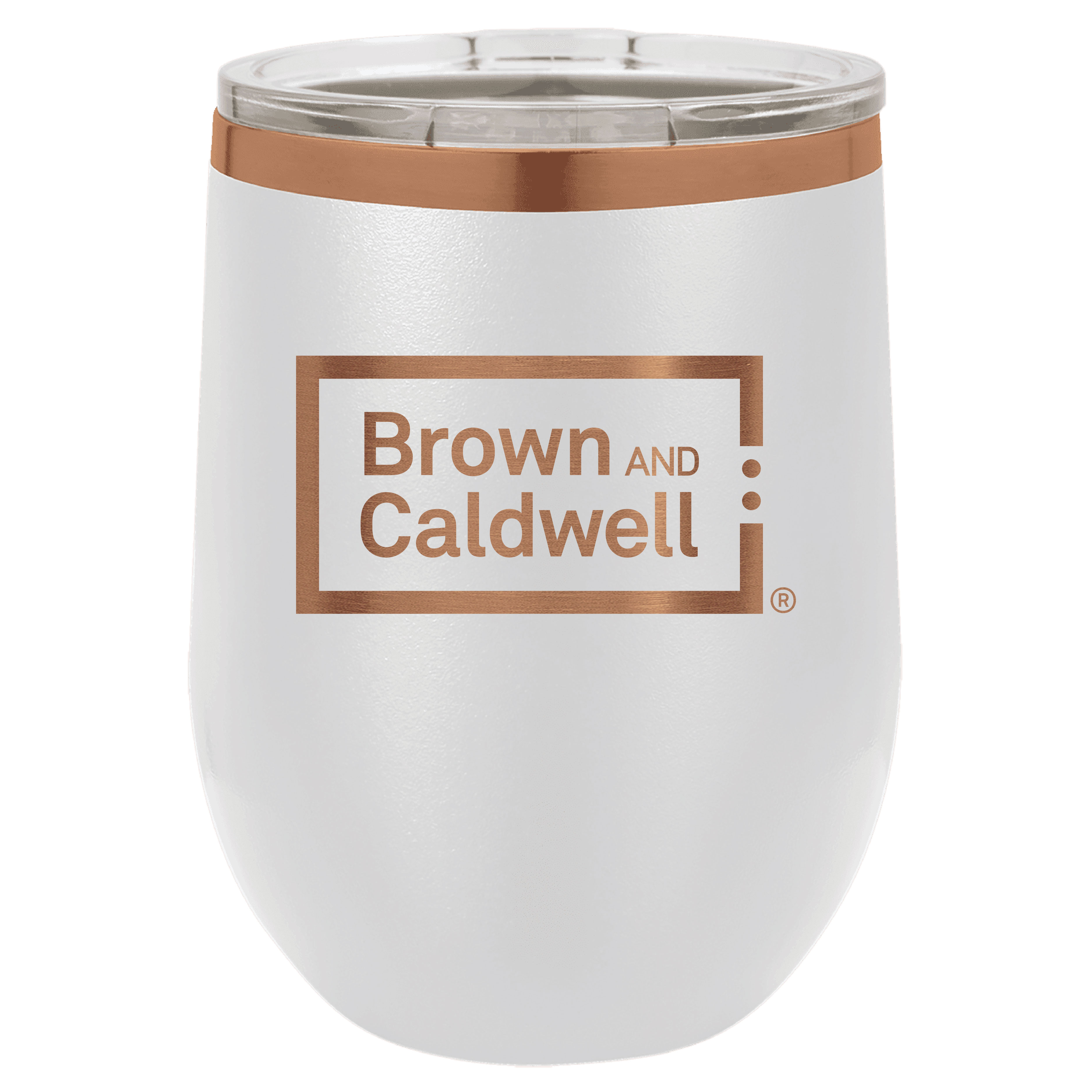 Polar Camel 12 Oz. ION-Plated Rose Gold Stemless Wine Tumbler 7