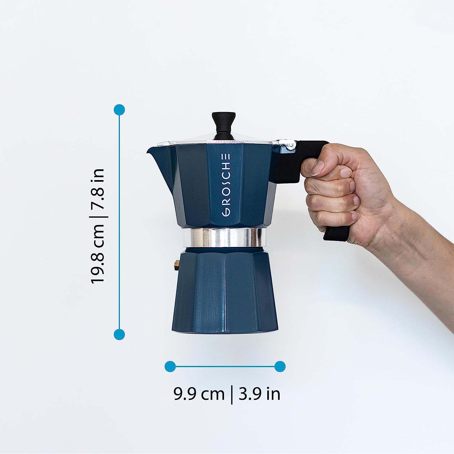 5oz Aluminum Espresso Coffee Pot 4