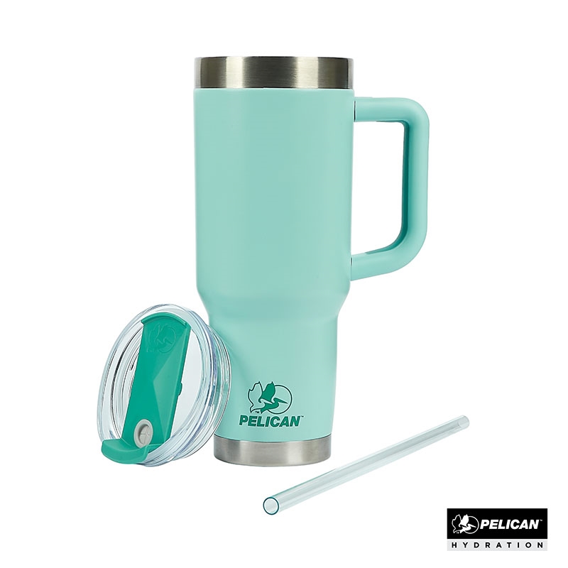 Pelican Porter™ 40 oz. Recycled Double Wall Stainless Steel Travel Tumbler 201