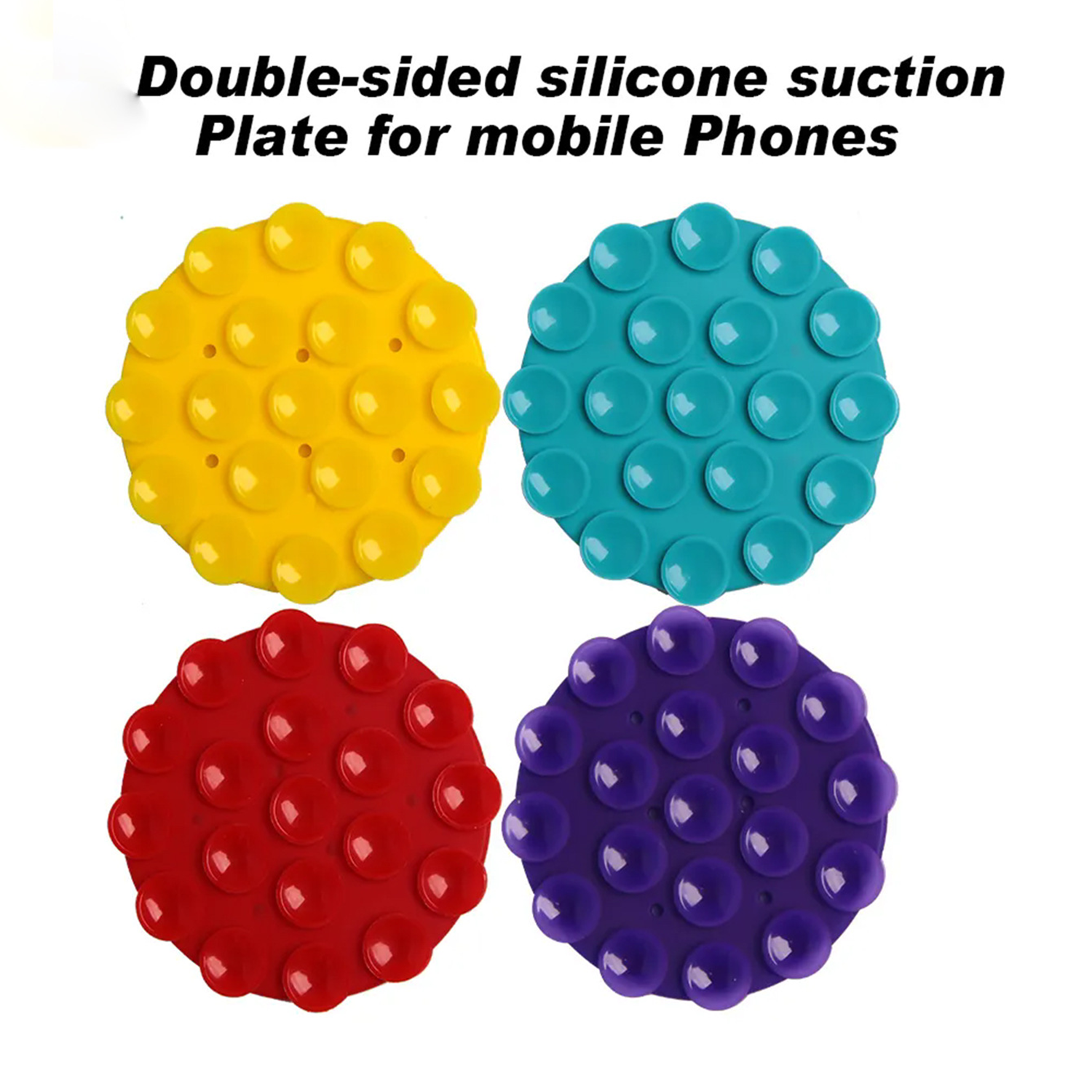 Silicone Suction Phone Mount with Adhesive Backing 3