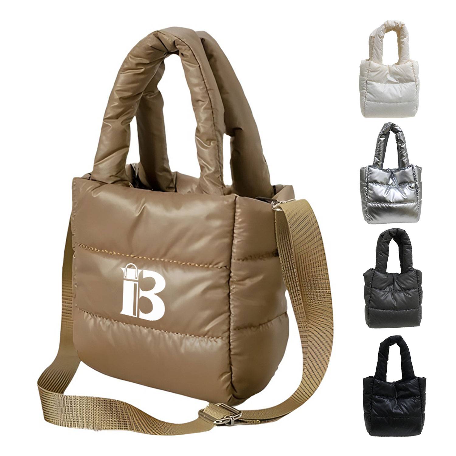 Mini Puffer Tote Light Padded Handbags cross-body bag 27