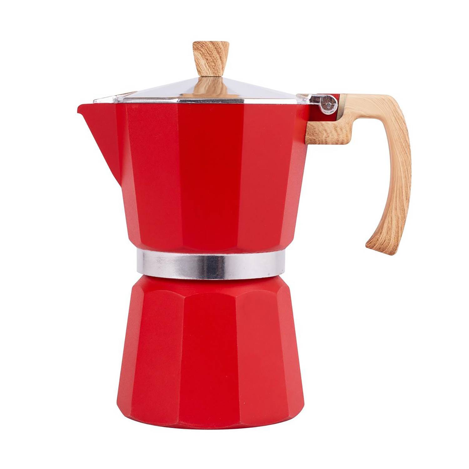 10oz Octagonal Aluminum Coffee Pot 3