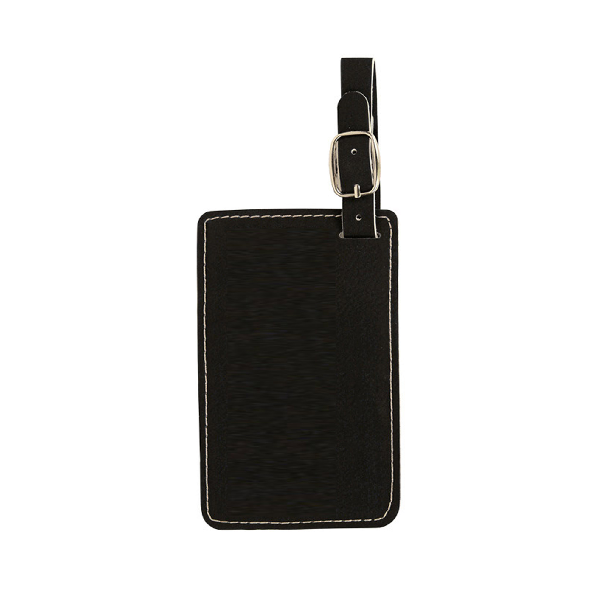 Laser Engraved Vegan Leather Luggage Tags, custom luggage tag with logo imprint 2