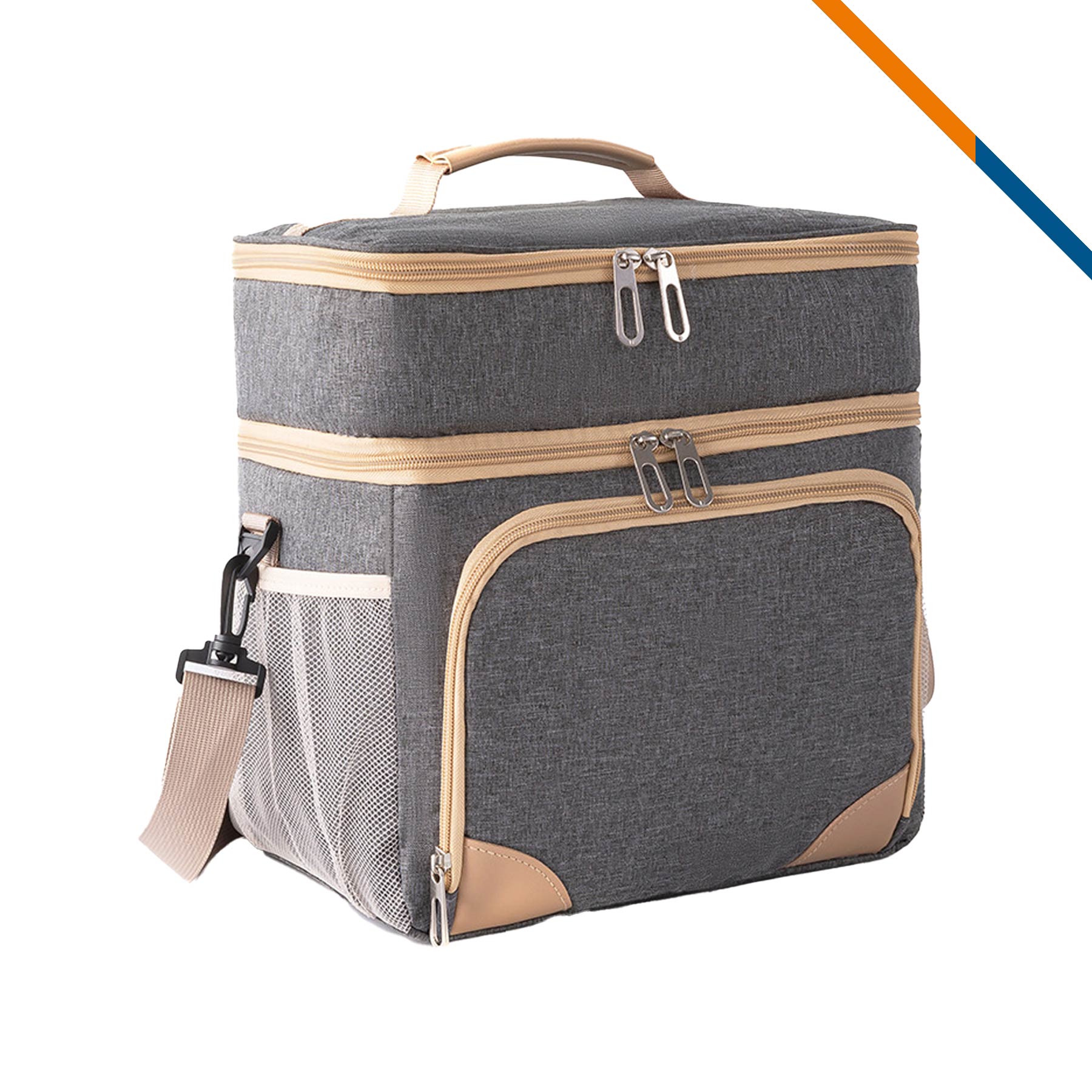 Nixi Double Layer Insulated Cooler Lunch Bag 7