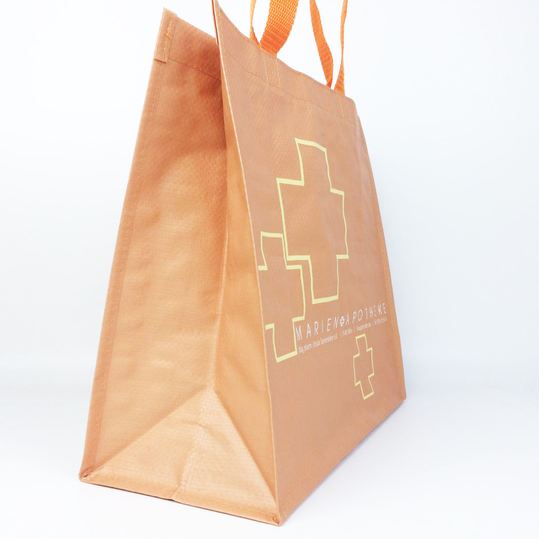 Customized Long Handles PP Woven Bag 3