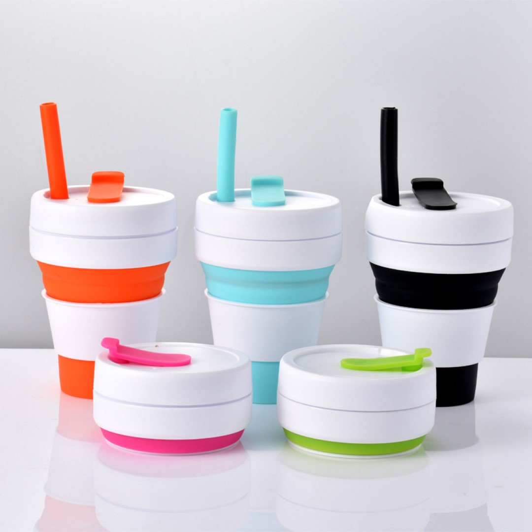 Folding Travel Silicone Water Cup 4